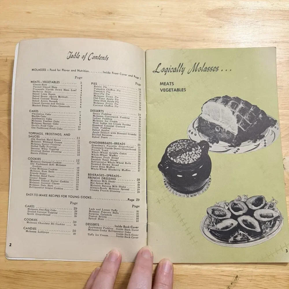 Grandmas Recipes for Mother and Daughter Old Fashioned Molasses Vintage Cookbook